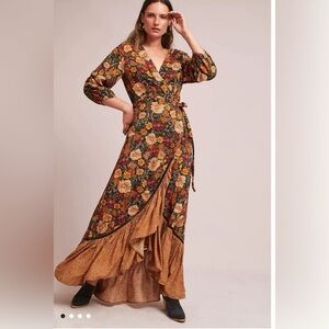 FARM Rio Madrid Floral Maxi Dress